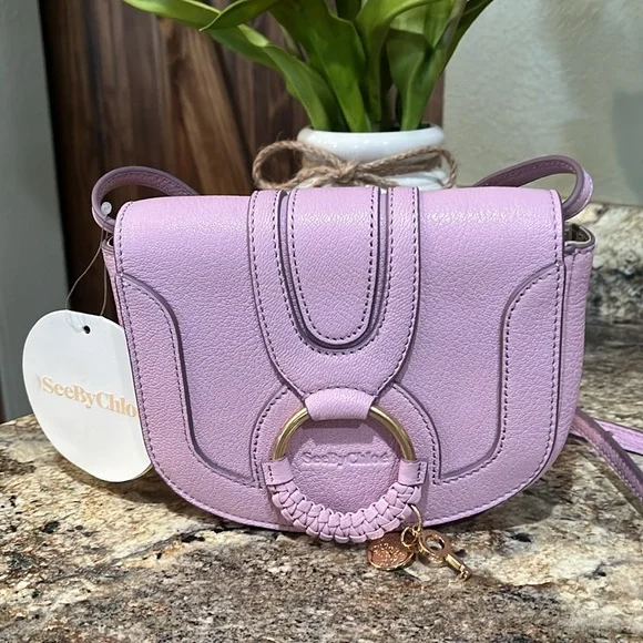 SEE BY CHLOÉ NWT Lilac Breeze Color Hana Mini Bag - Picture 2 of 7